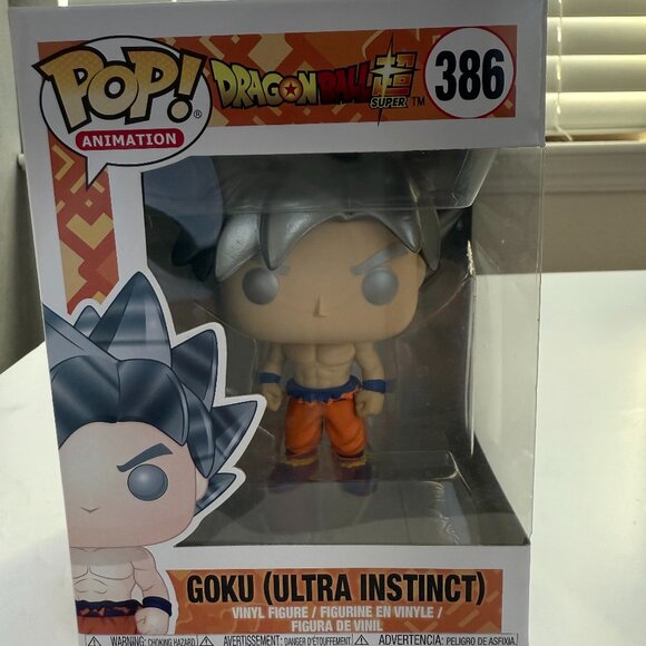 Funko POP! Animation: Goku (Ultra Instinct) #386 – Dragon Ball Super Vinyl Figur - Picture 1 of 3